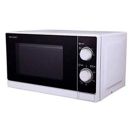 Sharp R600IN Forno a Microonde con Grill Capacita' 20 Litri Potenza 800 W 4 Modalita' di Cottura + Defrost Acciaio Inox