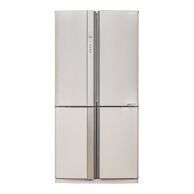 SHARP SJ-EX820F2BE Frigorifero Americano Side by Side 605 Litri Classe F Raffreddamento No Frost colore Beige