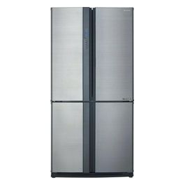 Sharp SJ-EX820F2SL Frigorifero Syde by Syde 4 Porte Capacità 605 Litri Classe Energetica F Total No Frost J-Tech inverter Hybrid Cooling 183 cm Argento