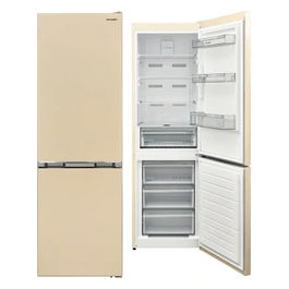 Sharp SJ-FBA11DMXJE Frigorifero Combinato Advanced No Frost 331 litri Classe E Beige