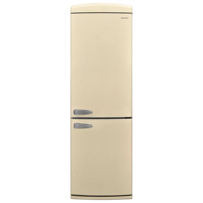 Image of Sharp SJ NRA11RMXJD Frigorifero Combinato Libera Installazione Classe Energetica D Retro Beige