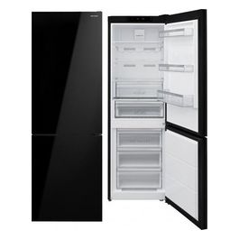 Sharp SJBA31IEBGE Frigorifero Combinato Capacita' 341 Litri Classe energetica E No Frost 186 cm Nero