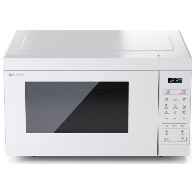 Sharp YC-MG51EC Forno a Microonde con Grill Capacità 25 Litri Potenza 900W  8 Programmi automatici Controllo Elettronico Bianco cristallo