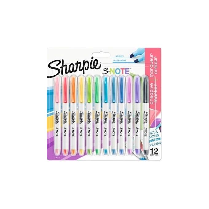 Sharpie Creatie Marker S-Note 12 Colori