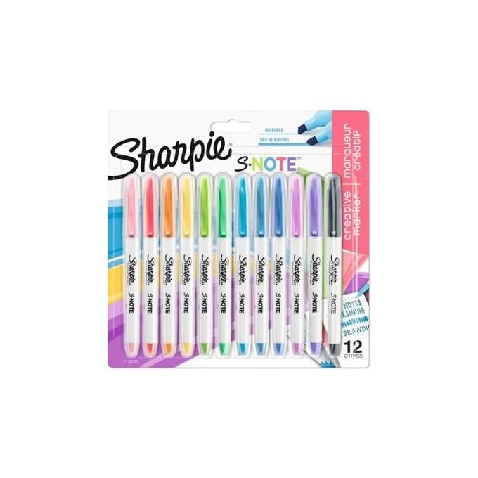 Sharpie Creatie Marker S-Note 12 Colori