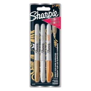 Sharpie Metallic Marker F Oro/Argento/Bronzo