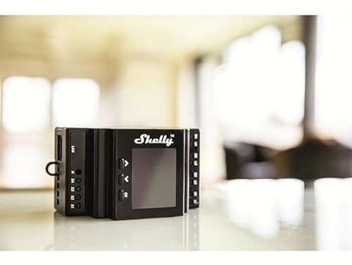 Shelly Pro 4PM Interruttore Professionale Relè 4 Contatti, Wi-Fi per  Automazione Domestica, Comandi Vocali  Alexa, Google Home e MQTT,  nero : : Fai da te