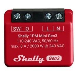 Mini 1PM Gen 3  - Smart Relay 8A AC WiFi/BT  PM
