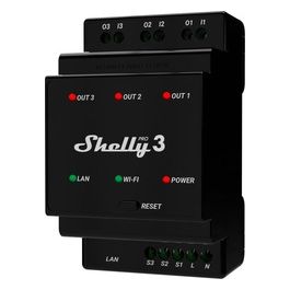 Pro 3 - IP Smart Relay DIN 3ch. LAN/WiFi/BT