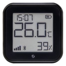 Sensore TemperateUmid Wi-Fi  Bluet con display Gen3 Nero