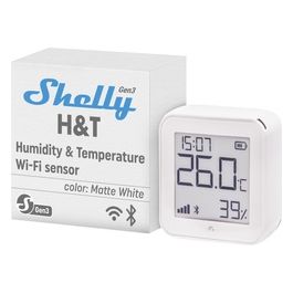 Sensore TemperateUmid Wi-Fi  Bluet con display Gen3 Bianco