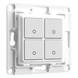 Wall switch 4 - Interruttore da parete 4 tasti bianco