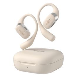 Shokz Cuffia Openfit - Beige Auricolari Sport Bluetooth a Conduzione Ossea