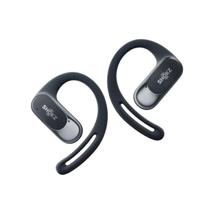 Image of Shokz OpenFit Air Weiss Auricolare Wireless a Clip Chiamate-Musica-Sport-Tutti i Giorni Bluetooth Nero