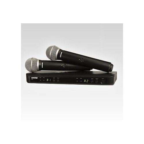 Shure BLX288E PG58 M17 Kit Microfono Nero