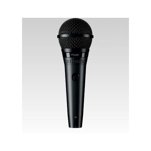 Shure PGA58 QTR Microfono a Filo Nero