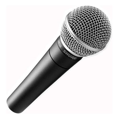 Shure SM58 Microfono a Filo lce Senza Interruttore Nero/Argento