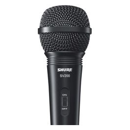 SV200A Microfono a Filo Nero