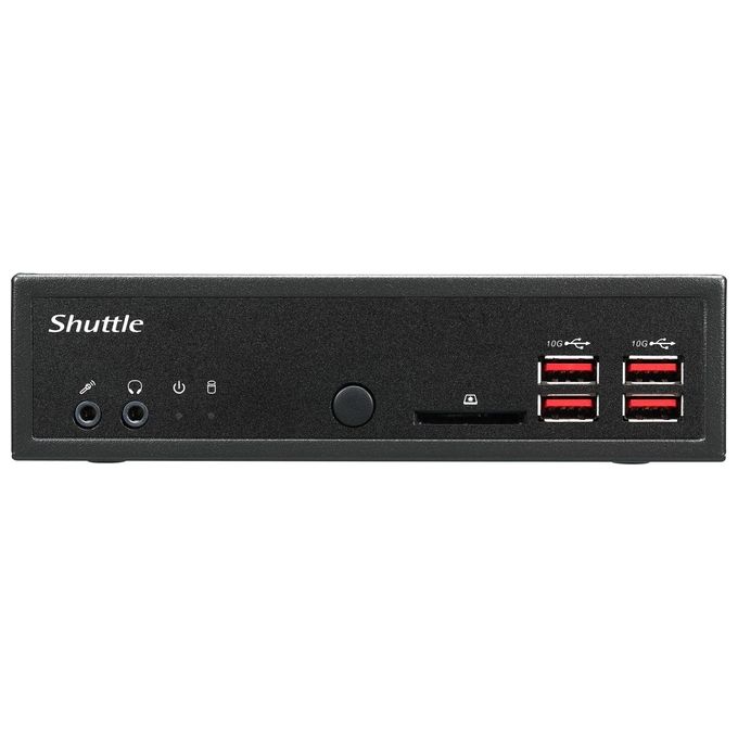 Shuttle DH32U5 Barebone per PC-Stazione di Lavoro 1.35L Sized PC Nero i5-1135G7 Intel SoC