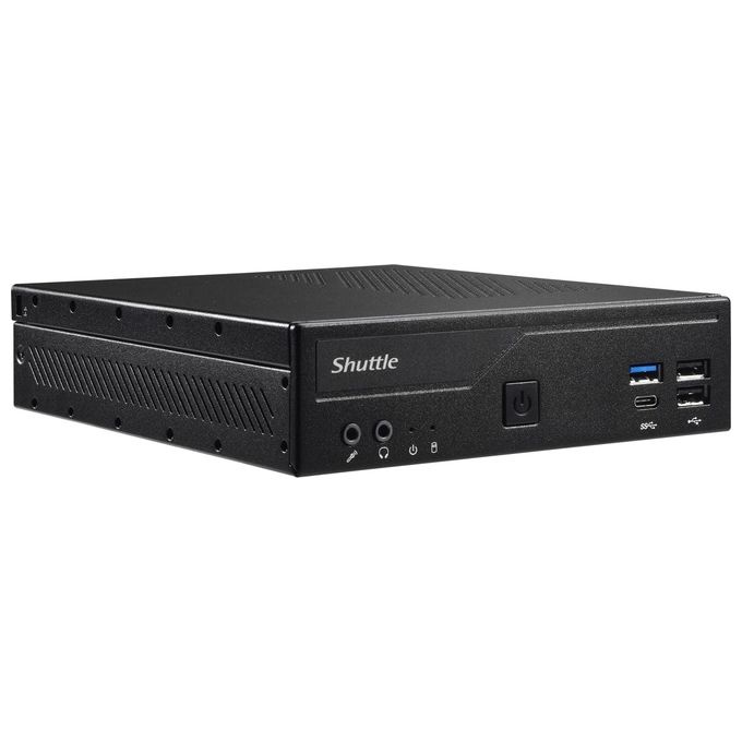 Shuttle DH610 Barebone per PC-Stazione di Lavoro PC con Dimensioni 1.3 l Nero LGA 1700
