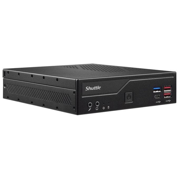 Shuttle DH670V2 Barebone per PC-Stazione di Lavoro 1.35L Sized PC Nero Intel H670 LGA 1700