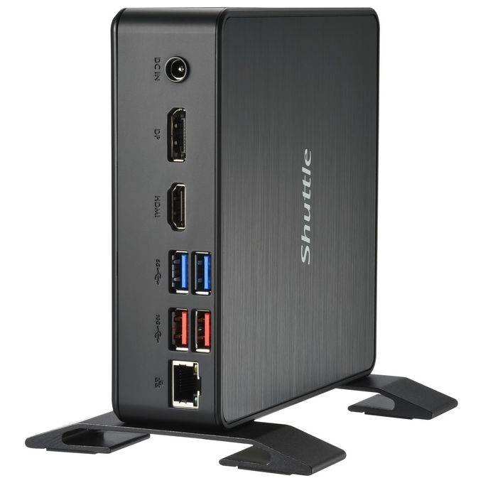 Shuttle NC40U Barebone per PC-Stazione di Lavoro 0.84L Sized PC Nero 7305 Intel SoC 1.1 GHz