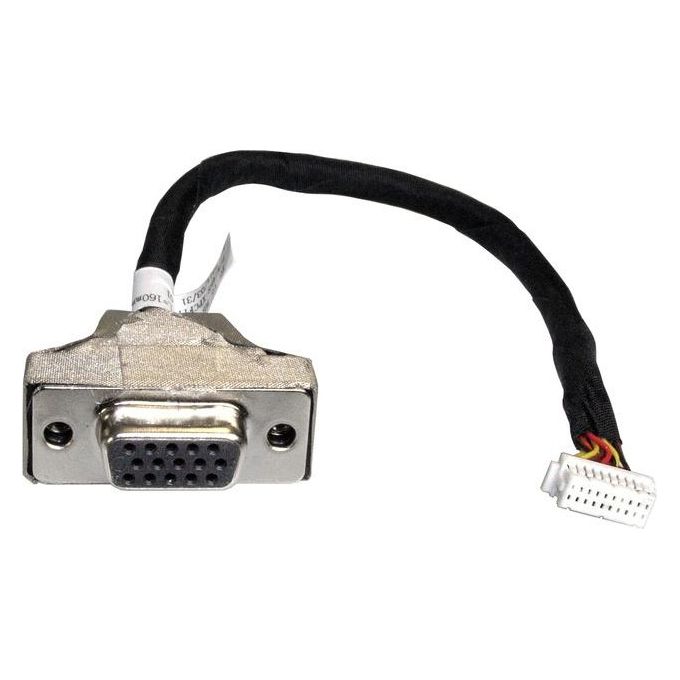Shuttle PVG01 VGA Port Expansion kit for Slim-PCs 15-pin Mini D-Sub 2 x 10-pin Nero-Acciaio Inossidabile-Bianco