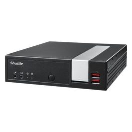 Shuttle XPС slim DL20N6V2 Barebone per PC/Stazione di Lavoro 1.35L Sized PC Nero N6005 Intel SoC BGA 1090 2 GHz