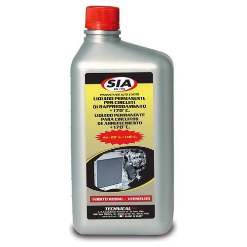 SIA 4020/R Liquido radiatori -20 gradi +118 gradi centigradi inibito rosso in formato flacone kg.1