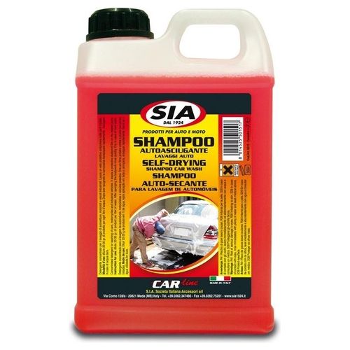 SIA 5015 Shampoo lavaggio auto autoasciugante brillantante in formato canestro lt.2