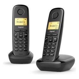 Gigaset A170 Duo Coppia Cordless DECT Display 1,5" Rubrica Nero