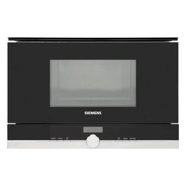 Siemens BE634LGS1 iQ700 Forno a Microonde da Incasso con grill Capacita' 21 Litri 900 W 5 Livelli di Potenza Display TFT 2,8'' 60 cm Acciaio Inox/Nero