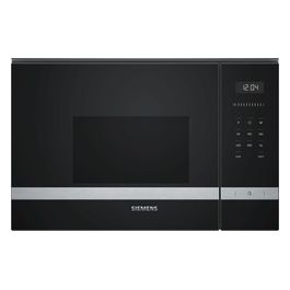 Siemens BF525LMS0 Forno a Microonde da Incasso Installazione a Colonna o a Pensile Capacita' 20 Litri 800 W cookControl Nero/Acciaio Inox