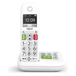 Gigaset E290A Cordless DECT/GAP Senior Display 2'' Vivavoce Segreteria Rubrica Bianco