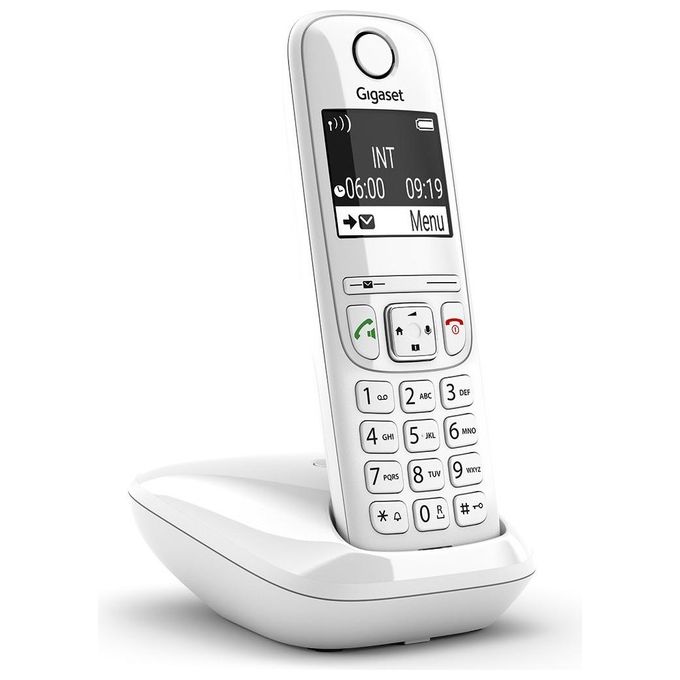 Image of Gigaset AS690 Cordless DECT Display 2'' Vivavoce Rubrica Bianco