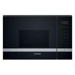 iQ300 BF523LMS0 Forno a Microonde da Incasso 20 Litri 800W Nero/Acciaio Inossidabile