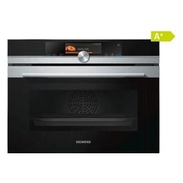 Siemens iQ700 CS658GRS7 Forno Elettrico Compatto Combinato a Vapore 47Lt 3300W A+ Acciaio Inossidabile