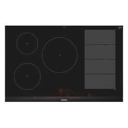 EX875LVB1E Linea iQ700 Piano Cottura ad Induzione 4 Zone flexInduction  Dual lightSlider powerMove Plus powerBoost 80 cm Nero