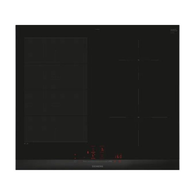 SIEMENS Piano Induzione 60cm 22 Flexi Nero Efficienza e Design Innovativo