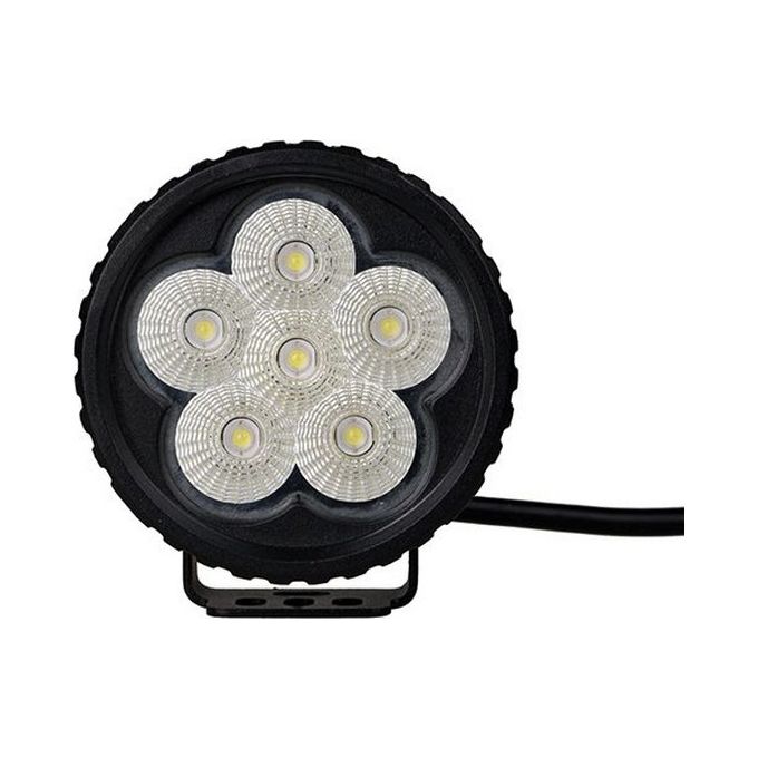 Sifam Proiettore Tondo 6 LED 18W 1200 Lum, Epistar LED, CE ROHS Dim diametro 89.9 x 60mm