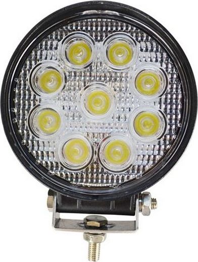 Sifam Proiettore Tondo 9 LED 27W 1700 Lum, Epistar LED, CE ROHS Dim diametro 114 x 57mm