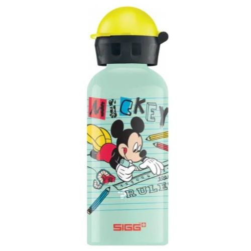 Sigg Bottles Mickey School Borraccia Alluminio per Bambini 0.4 Litri