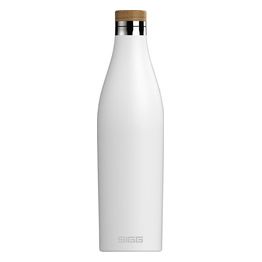 Sigg Meridian Borraccia in Alluminio Ermetica 0.7 Litri Bianco