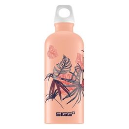 Traveller Florid Shy Pink Touch Borraccia in Alluminio Ermetica 0.6 Litri Rosa