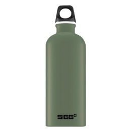 Sigg Traveller Leaf Green Touch Borraccia in Alluminio Ermetica 0.6 Litri Verde