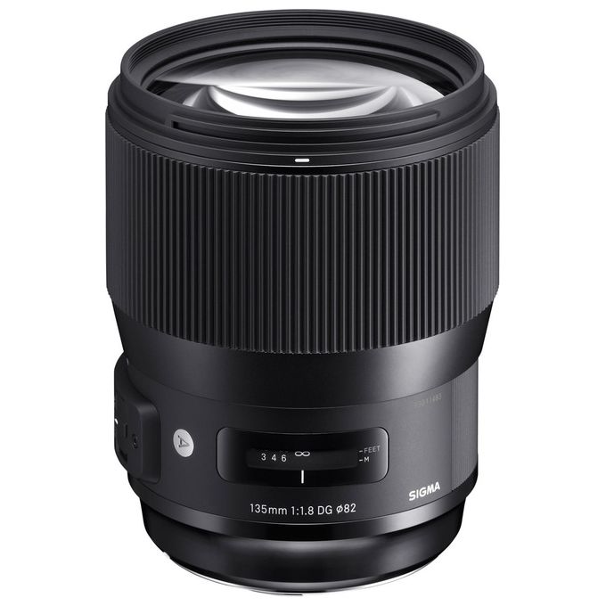 Sigma 240954 Obiettivo 135mm-F/1.8-AF (A) DG HSM Attacco Canon Nero