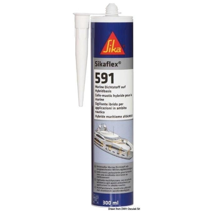 Image of Sika Sigillante a polimeri flex 591 nero 300 ml