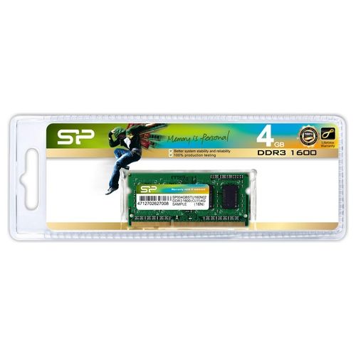 Silicon Power Sodimm 4gb Ddriii 1600mhz 256*8 240 Pin 16 Chips
