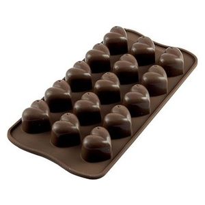 Silikomart Stampo Cioccolato Cuori Mon Amour in Silicone