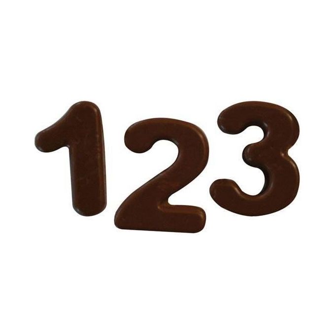 Silikomart Stampo Cioccolato Numeri Choco 123 Silicone